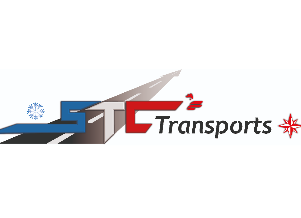 logo STC transports Beu Blanc et rouge