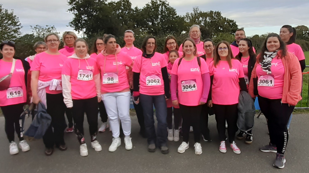 Participation de nos équipes aux foulées roses 2024 dans le cadre d'octobre 2024